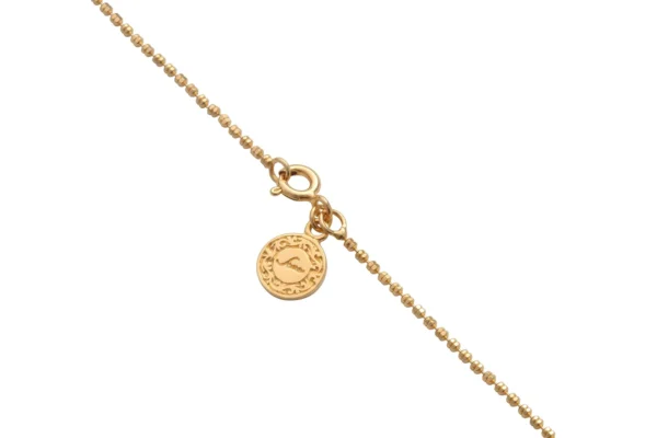 Sana 18K Gold Plated Ball Chain Necklace - Image 3