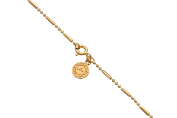 Sana 18K Gold Plated Ball Chain Necklace - Image 3