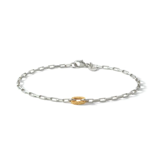 Arabesque 24K Gold Plated Link Chain Bracelet