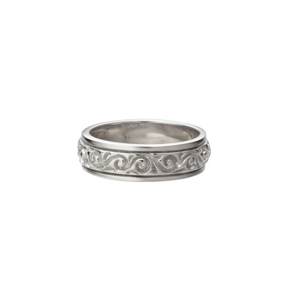 Arabesque Engraved Ring