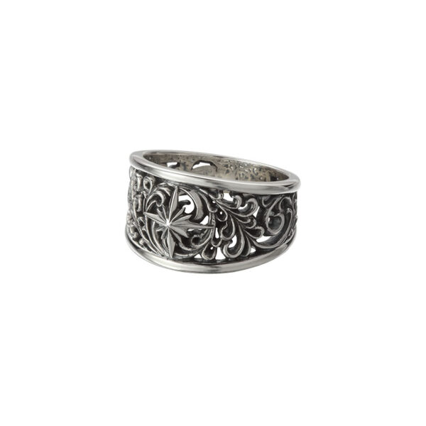 Sun Symbol and Arabesque Ring - Image 2