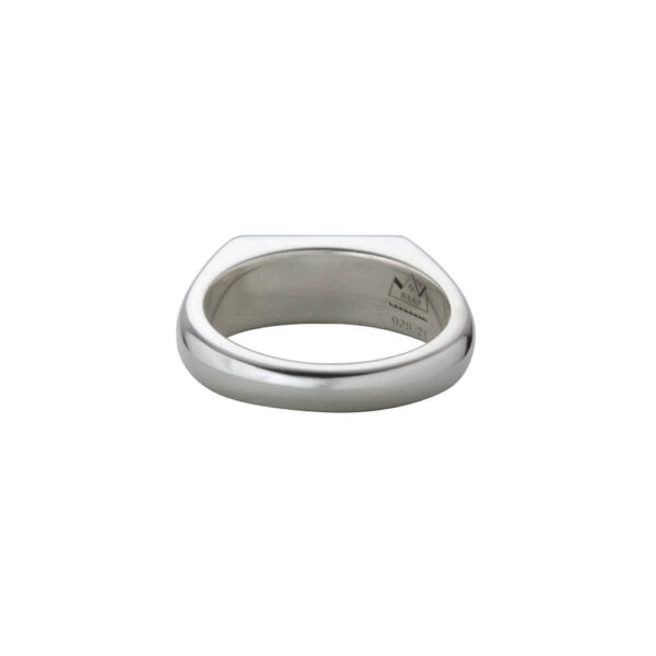 Arabesque Square Signet Ring, Slim - Image 3