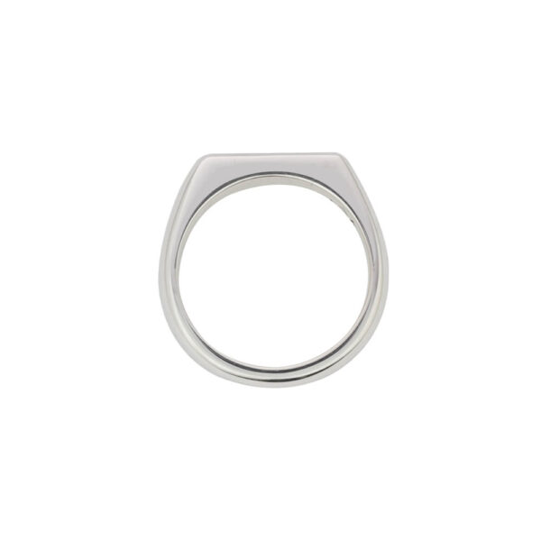 Sun Symbol Square Signet Ring, Slim - Image 4