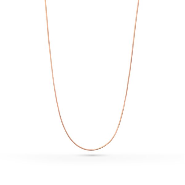 Sana 10K Pink Gold Plated Box Chain Necklace