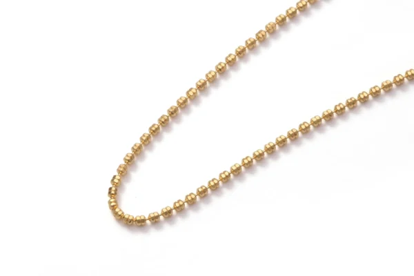 Sana 18K Gold Plated Ball Chain Necklace - Image 2