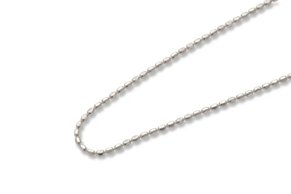 Sana Silver Ball Chain Necklace - Image 2