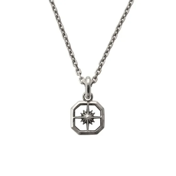 Sun Symbol Square Pendant