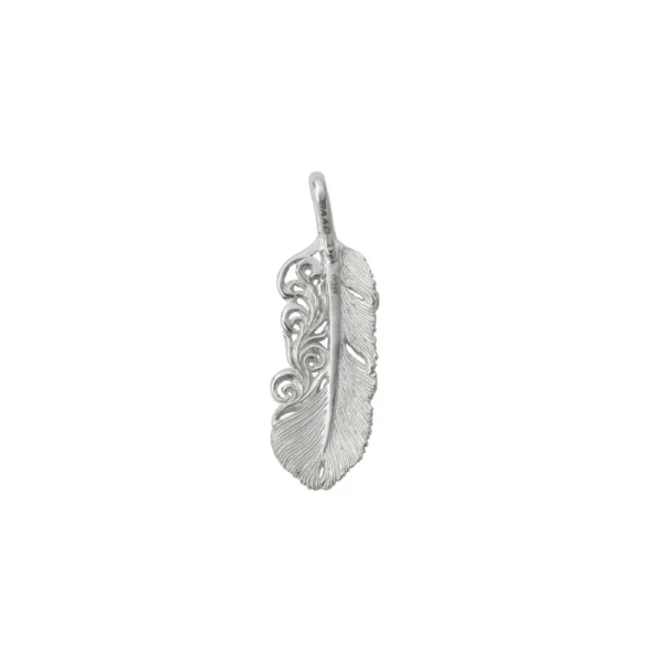 Feather Arabesque Openwork Pendant - Image 2