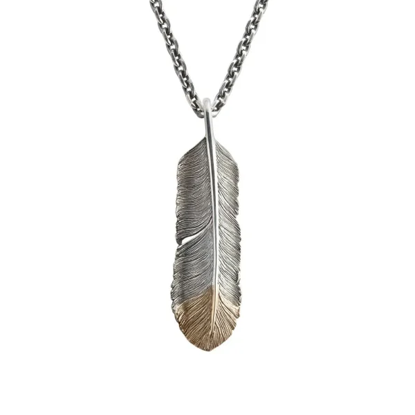 Feather Right Facing Pendant