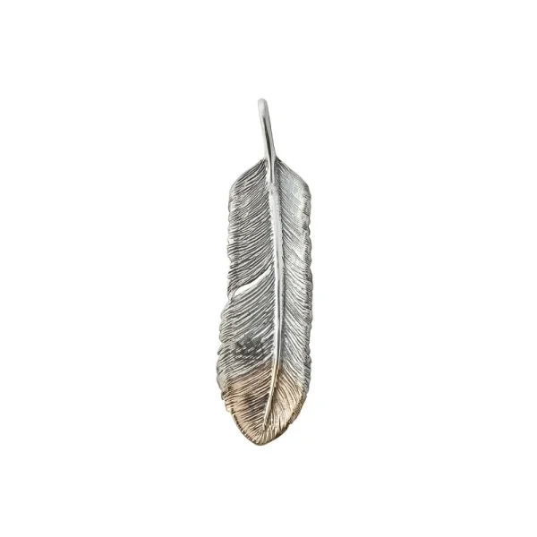 Feather Left Facing Pendant - Image 2