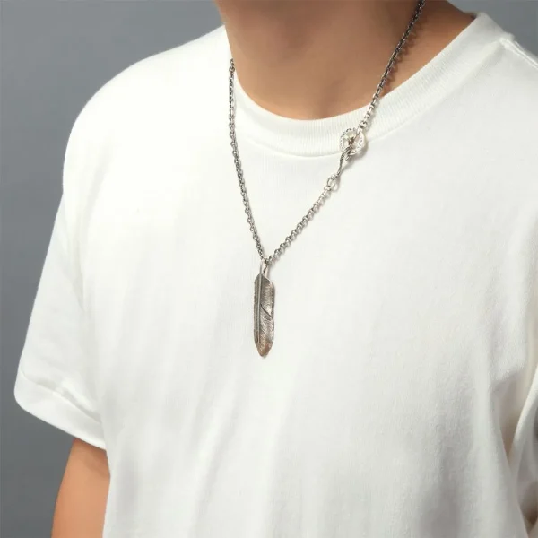 Feather Left Facing Pendant - Image 4