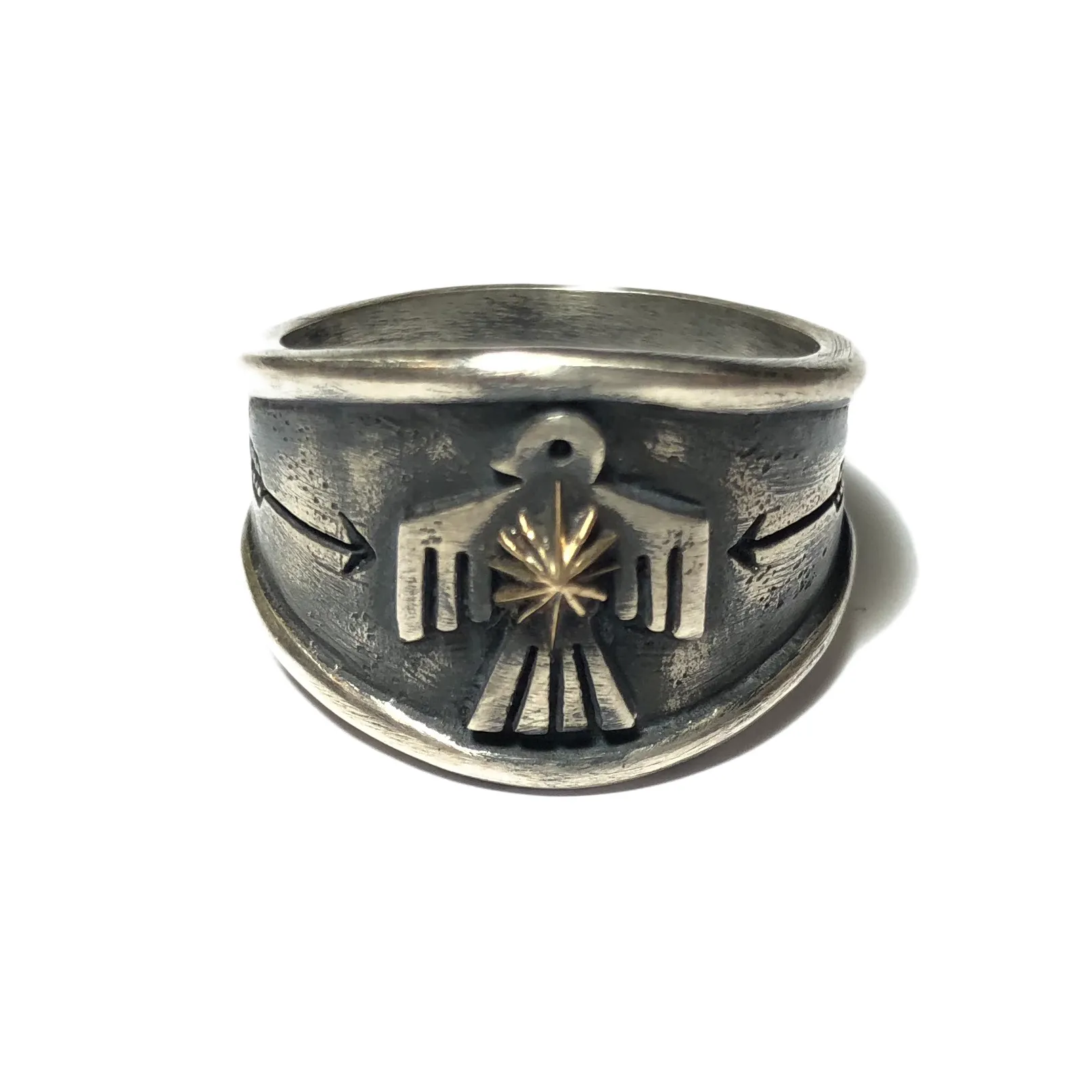 Thunder Bird Sun Symbol Ring