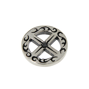 Sun Symbol and Arabesque Medicine Wheel Necklace Parts