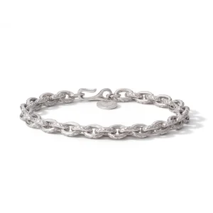 Sana Arabesque Large Oval-link Chain Bracelet, Slim