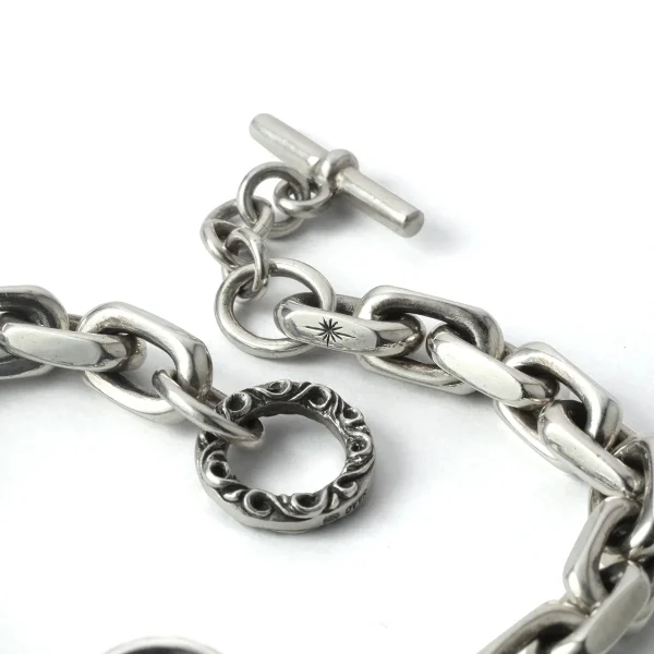 Arabesque Ring Charm Chain Bracelet - Image 4