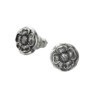 Poppy Flower Stud Earrings