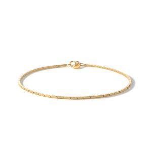 สร้อยข้อมือโซ่งูชุบทอง 24K
