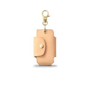 Genuine Leather Key Case Natural Saddle Leather
