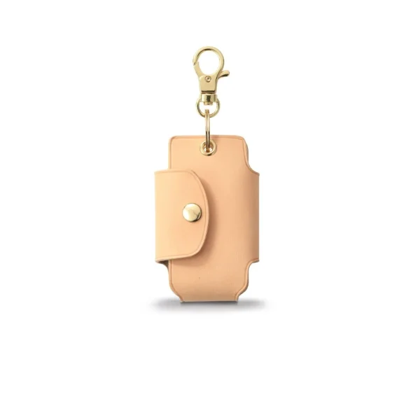Genuine Leather Key Case Natural Saddle Leather
