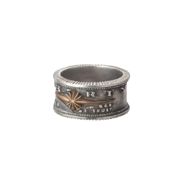 American 50 Cents Sun Symbol Ring - รูปภาพ 2