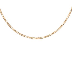โซ่ฟิกาโร่ชุบทอง 24K กว้าง 1.6 มม.