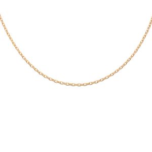 24K Gold Plated Azuki Width 1.3mm Chain