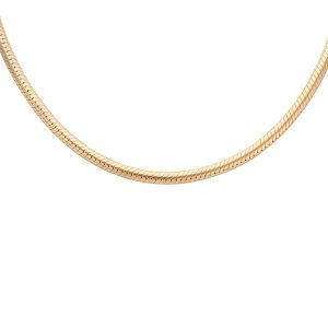 24K Gold Plated Snake Rope Witdth 2mm Chain