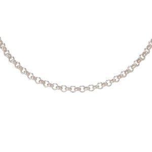 Komaru Rhodium Plated Width 2mm Chain