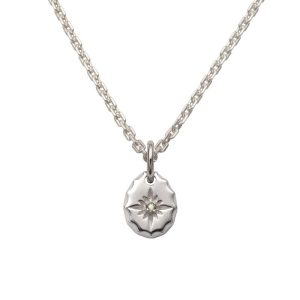 August Birthstone Peridot Sun Symbol Pendant
