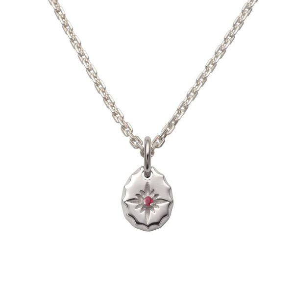 October Birthstone Tourmaline Sun Symbol Pendant