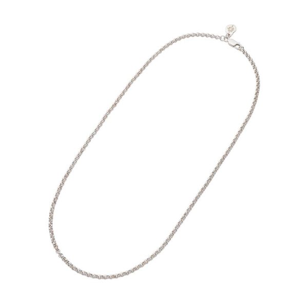 Komaru Rhodium Plated Width 3mm Chain - รูปภาพ 2