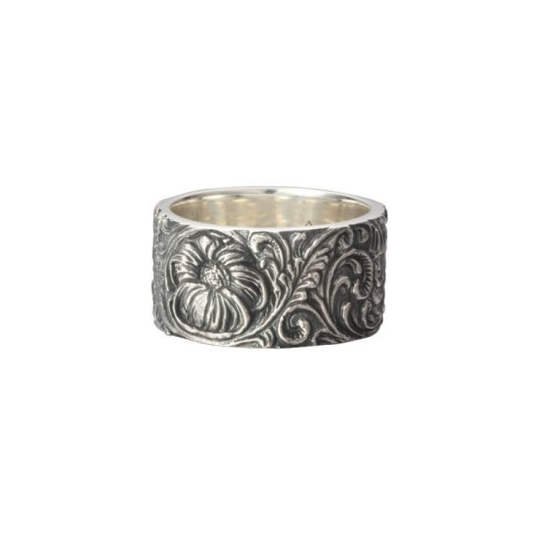 Poppy Flower Sheridan Carved Ring - รูปภาพ 2