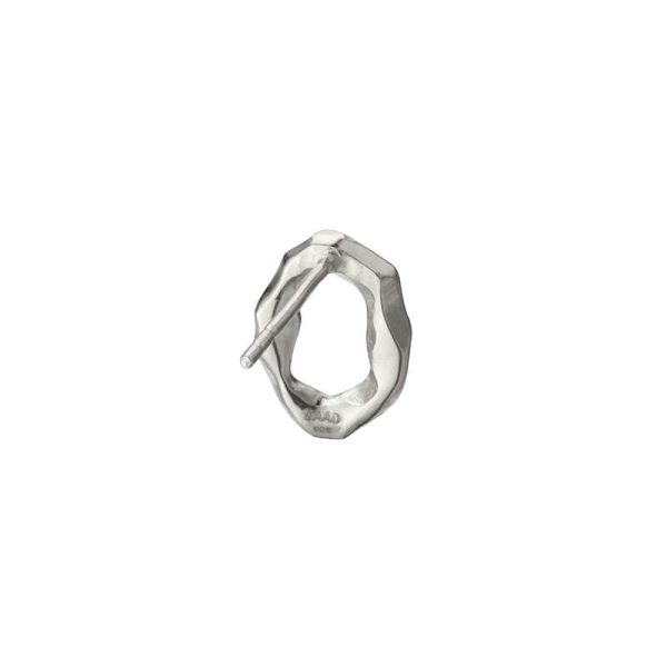 Sterling Silver Collection Oval Earrings - Image 2
