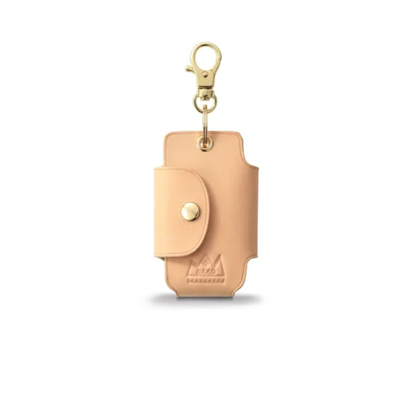 Genuine Leather Key Case Natural Saddle Leather - Image 2