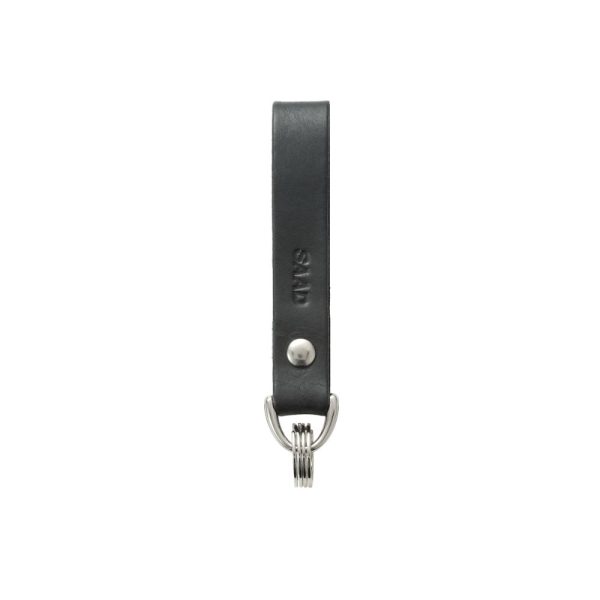 Genuine Leather Key Loop Black Saddle Leather - รูปภาพ 2