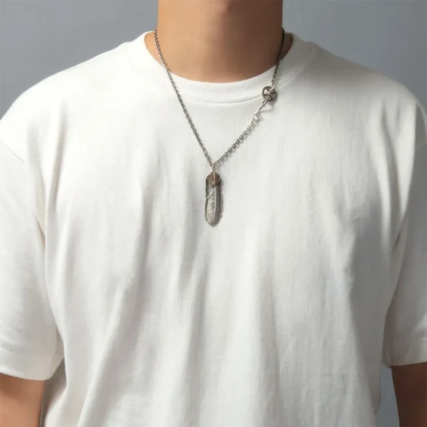 Feather Heart Right Facing Pendant - รูปภาพ 3