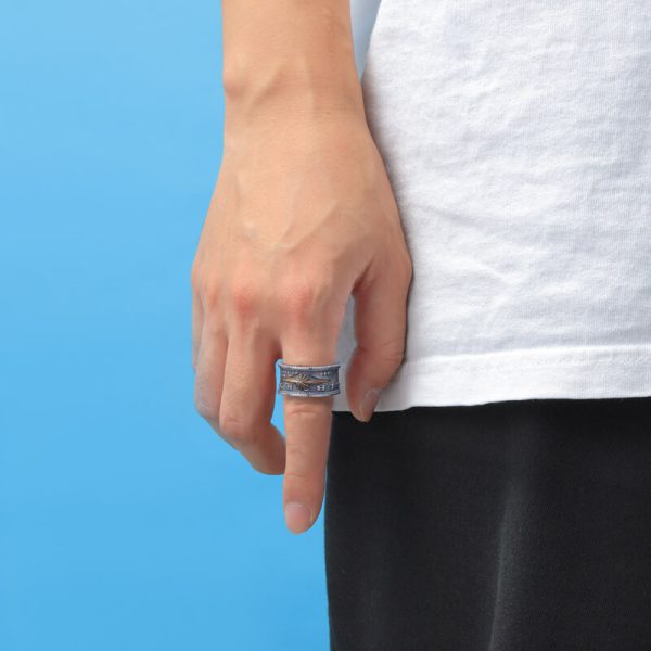 American 50 Cents Sun Symbol Ring - รูปภาพ 4