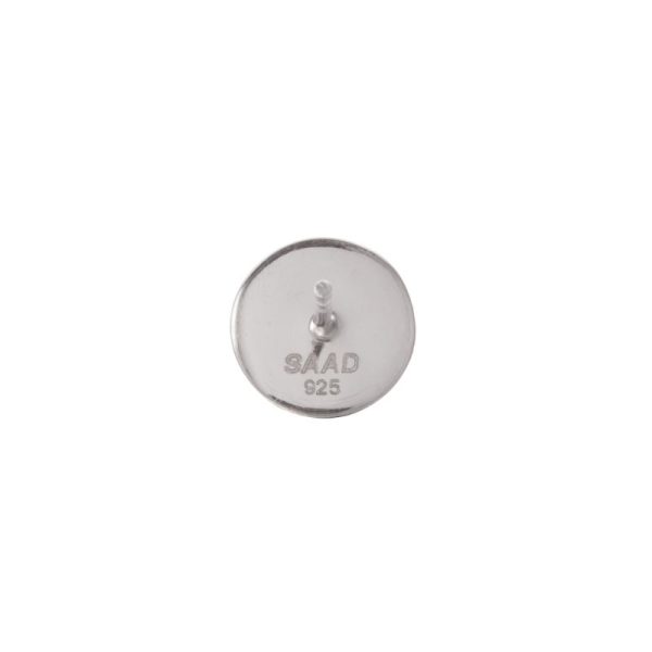 Sun Symbol Convexed Stud Earrings - Image 3