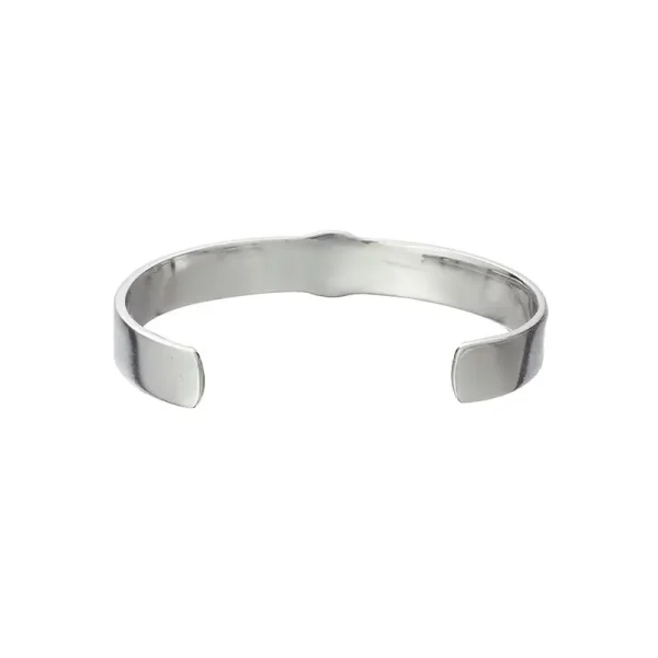 Sun Symbol and Arabesque 18k Gold Plated Bangle - Image 3
