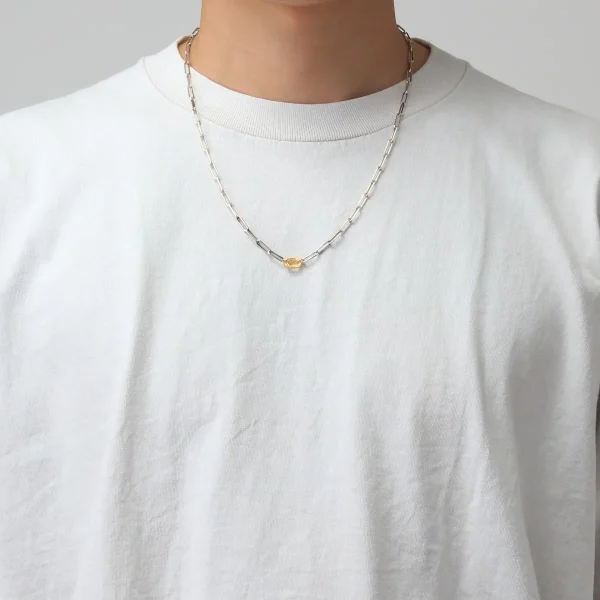 Arabesque 24K Gold Plated Link Chain Necklace - รูปภาพ 5