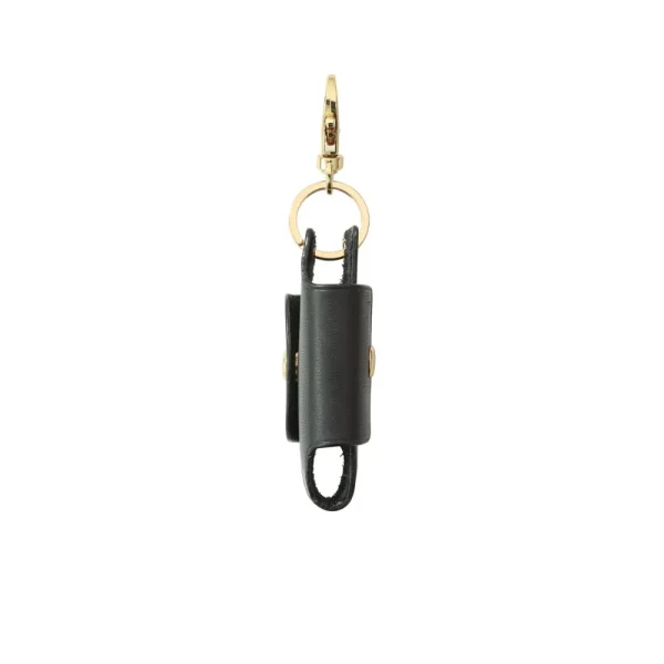 Genuine Leather Key Case Black Saddle Leather - รูปภาพ 3