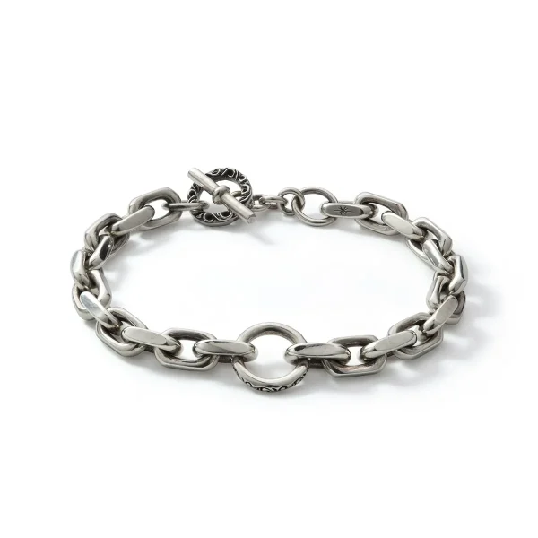 Arabesque Ring Charm Chain Bracelet