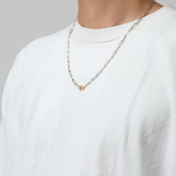 Arabesque 24K Gold Plated Link Chain Necklace - รูปภาพ 6