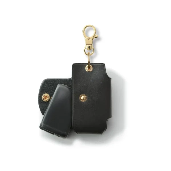 Genuine Leather Key Case Black Saddle Leather - รูปภาพ 4