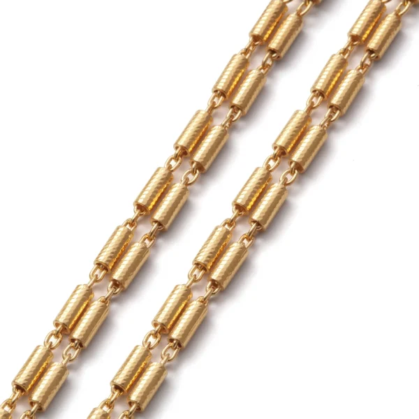 Sana 18K Yellow Gold Plated Double Chain Coil Bracelet - รูปภาพ 2