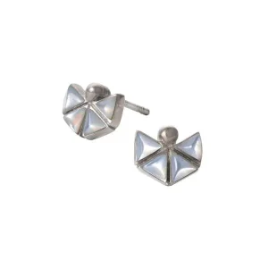 Shell Triangular Stud Earrings