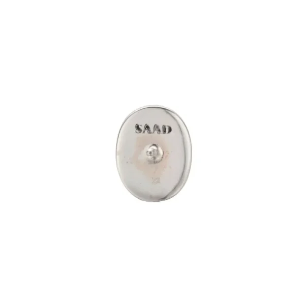 Amethyst Oval Stud Earrings - Image 3