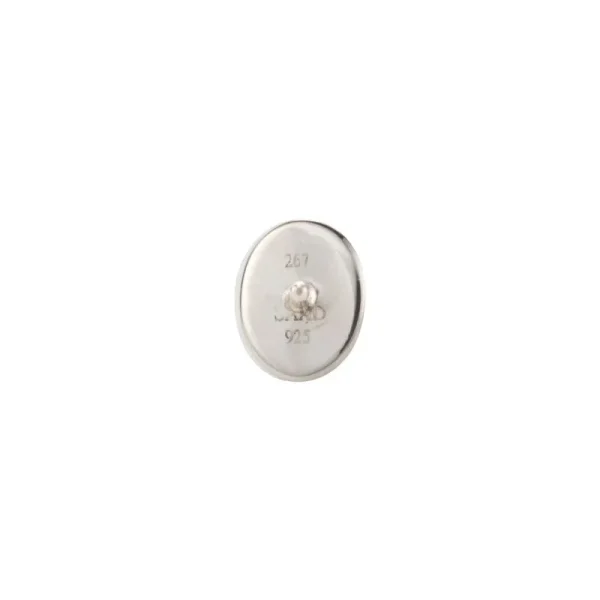 Rainbow Moonstone Oval Stud Earrings - Image 3