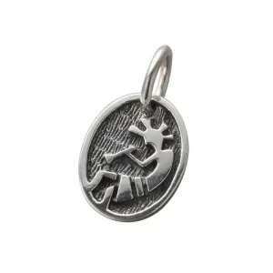 Kokopelli Overlay Charm Pendant