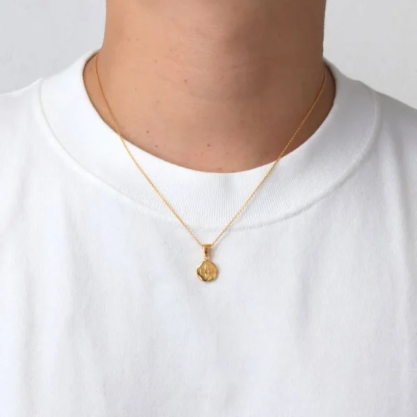 18K Gold Plated New Mexico Flag Pendant - Image 4